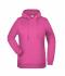 Femme Sweat-shirt à capuche promo femme Rose-vif 8627