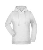 Femme Sweat-shirt à capuche promo femme Gris chiné clair 8627
