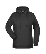 Femme Sweat-shirt à capuche promo femme Noir 8627
