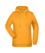 Femme Sweat-shirt à capuche promo femme Jaune-d'or 8627