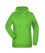 Femme Sweat-shirt à capuche promo femme Vert-citron 8627
