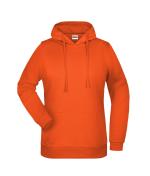 Femme Sweat-shirt à capuche promo femme Orange 8627