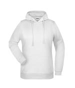 Femme Sweat-shirt à capuche promo femme Blanc 8627
