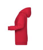Femme Sweat-shirt à capuche promo femme Rouge 8627