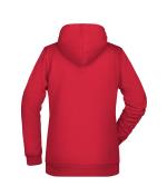 Femme Sweat-shirt à capuche promo femme Rouge 8627
