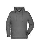 Herren Men's Promo Hoody Dark-grey 8628