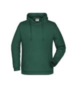 Homme Sweat-shirt à capuche promo homme Vert-foncé 8628