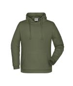 Homme Sweat-shirt à capuche promo homme Olive 8628