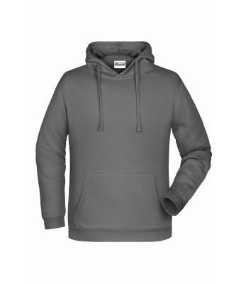 Homme Sweat-shirt à capuche promo homme Gris-foncé 8628