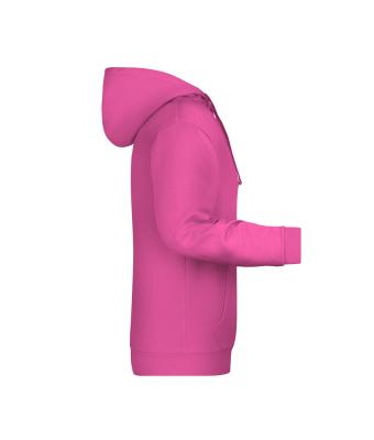 Homme Sweat-shirt à capuche promo homme Rose-vif 8628