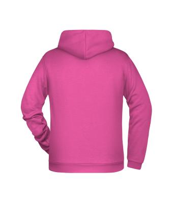 Homme Sweat-shirt à capuche promo homme Rose-vif 8628