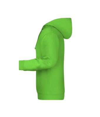 Homme Sweat-shirt à capuche promo homme Vert-citron 8628