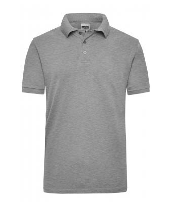 Heren Workwear Polo Men Heather-grijs 7535