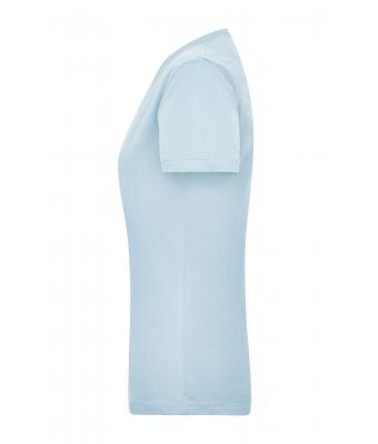 Femme T-shirt workwear femmes Bleu-clair 7536