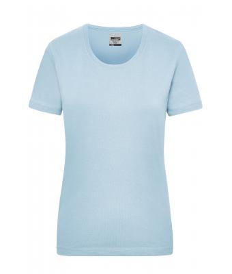 Femme T-shirt workwear femmes Bleu-clair 7536
