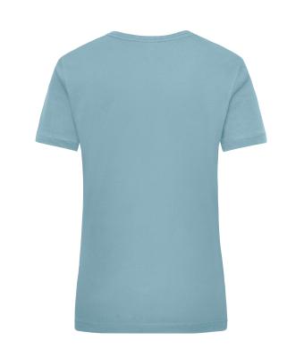 Femme T-shirt workwear femmes Bleu-acier 7536