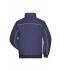 Unisexe Veste de travail bicolore manches amovibles Marine/marine 7544