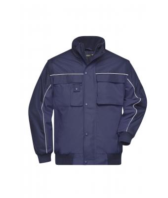 Unisexe Veste de travail bicolore manches amovibles Marine/marine 7544