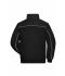 Unisexe Veste de travail bicolore manches amovibles Noir/noir 7544