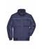 Unisexe Veste de travail bicolore manches amovibles Marine/marine 7544
