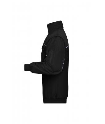 Unisex Workwear Jacket Zwart/zwart 7544