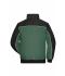 Unisex Workwear Jacket Donkergroen/zwart 7544