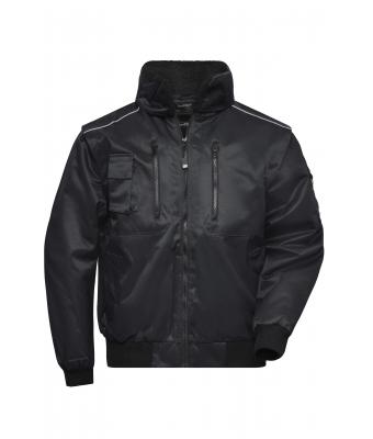 Unisexe Blouson de travail 3 en 1 Noir 7546