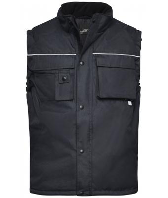 Unisexe Gilet de travail Noir 7547