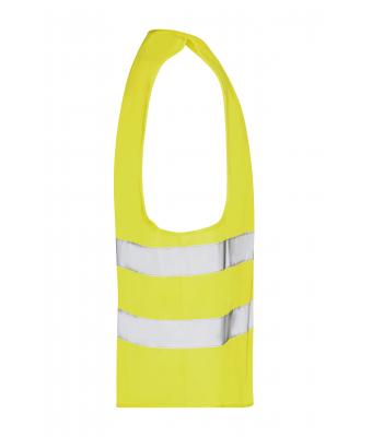 Unisexe Gilet de sécurité Jaune-fluorescent 7549