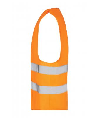 Unisexe Gilet de sécurité Orange-fluorescent 7549