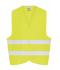 Unisexe Gilet de sécurité Jaune-fluorescent 7549