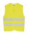Enfant Gilet de sécurité enfant Jaune-fluorescent 7550