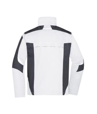 Unisexe Veste de travail - STRONG - Blanc/carbone 8066