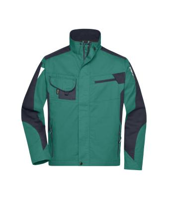 Unisexe Veste de travail - STRONG - Vert-foncé/noir 8066