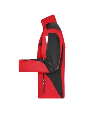 Unisexe Veste de travail - STRONG - Rouge/noir 8066