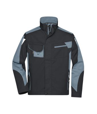 Unisex Workwear Jacket - STRONG - Zwart/carbon 8066