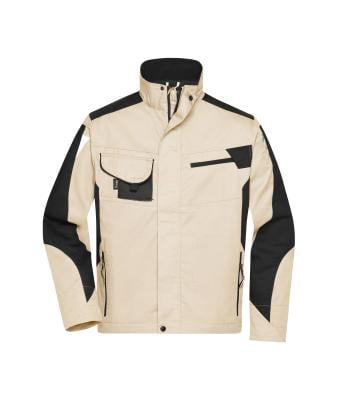 Unisex Workwear Jacket - STRONG - Steen/zwart 8066
