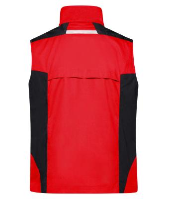 Unisex Workwear Vest - STRONG - Red/black 8067