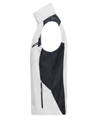 Unisex Workwear Vest - STRONG - Wit/carbon 8067