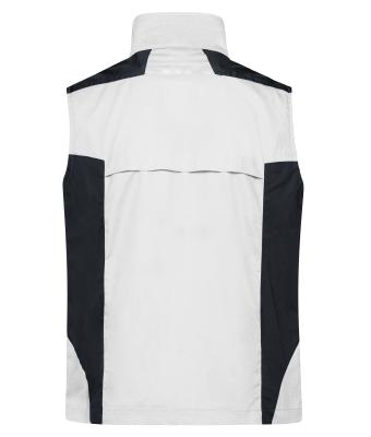 Unisex Workwear Vest - STRONG - Wit/carbon 8067