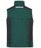 Unisex Workwear Vest - STRONG - Donkergroen/zwart 8067