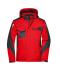 Unisex Craftsmen Softshell Jacket - STRONG - Rood/zwart 8165