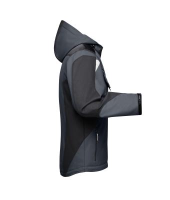 Unisex Craftsmen Softshell Jacket - STRONG - Carbon/zwart 8165