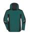 Unisex Craftsmen Softshell Jacket - STRONG - Donkergroen/zwart 8165