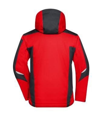 Unisex Craftsmen Softshell Jacket - STRONG - Rood/zwart 8165