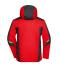 Unisex Craftsmen Softshell Jacket - STRONG - Rood/zwart 8165