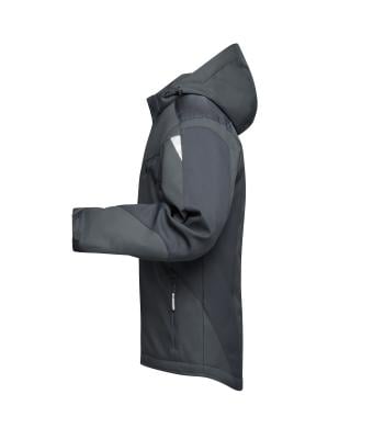 Unisex Craftsmen Softshell Jacket - STRONG - Zwart/zwart 8165