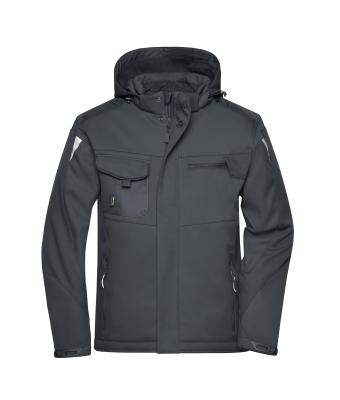 Unisex Craftsmen Softshell Jacket - STRONG - Zwart/zwart 8165