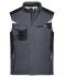 Unisex Craftsmen Softshell Vest - STRONG - Carbon/zwart 8166