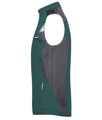 Unisex Craftsmen Softshell Vest - STRONG - Dark-green/black 8166